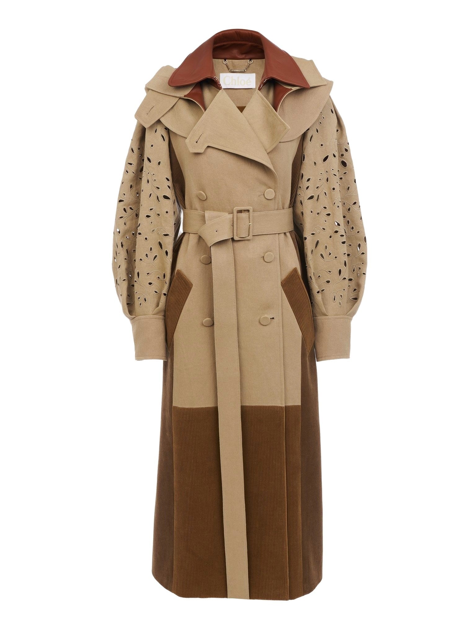 Trench à capuche - Off Brown