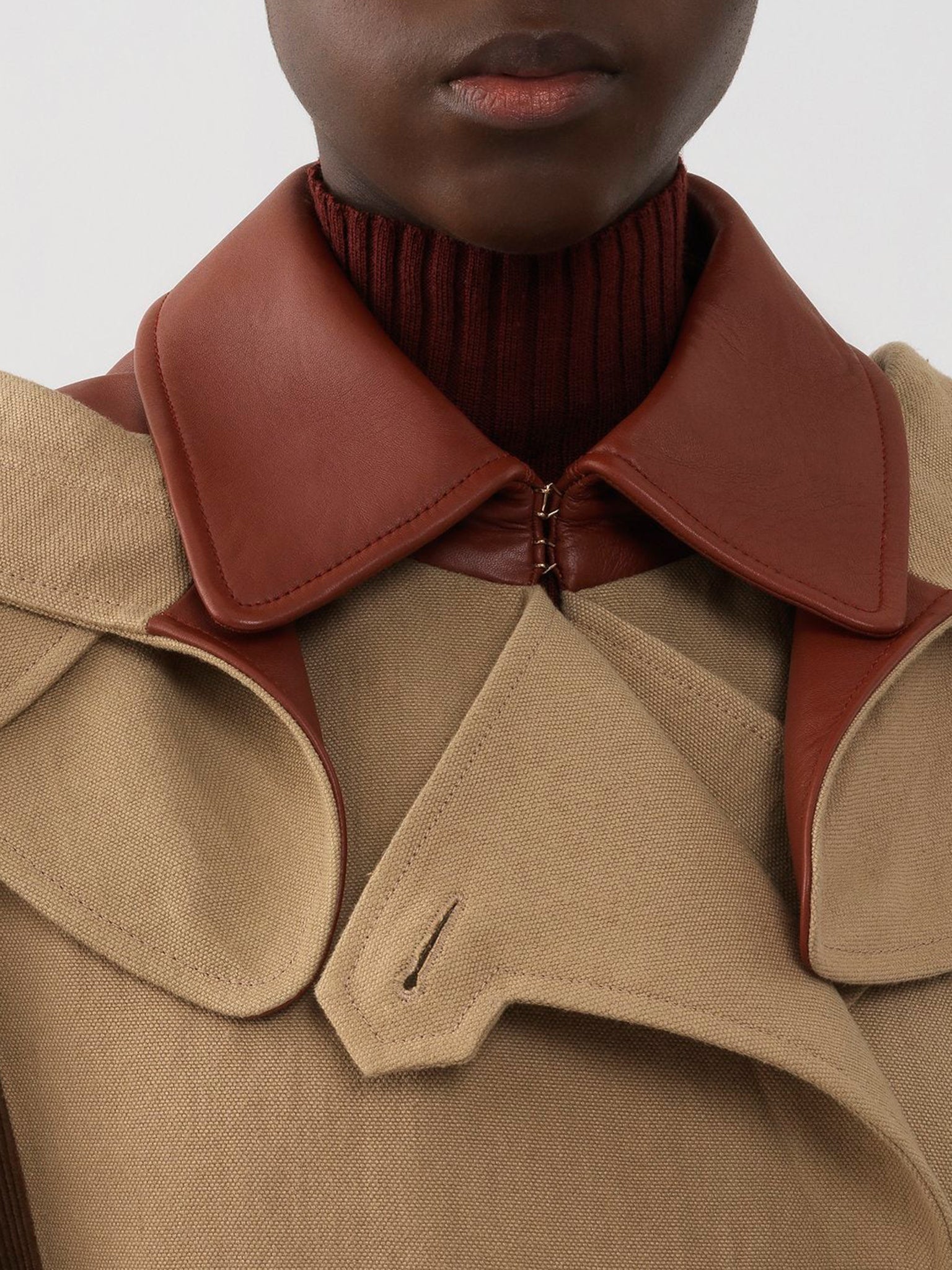 Trench à capuche - Off Brown