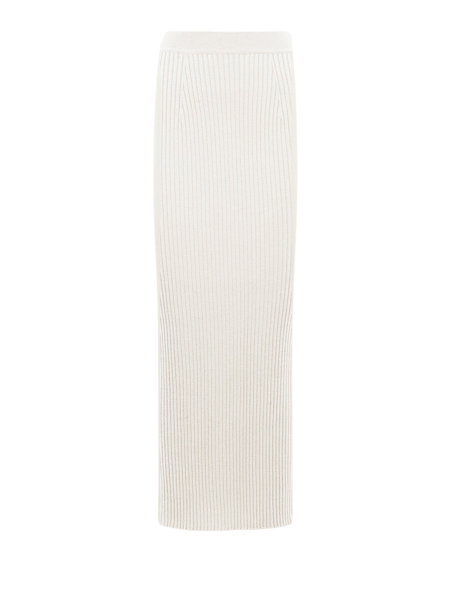 Jupe tube en laine - Lovely White