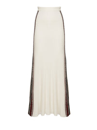 Jupe longue en laine - White Powder