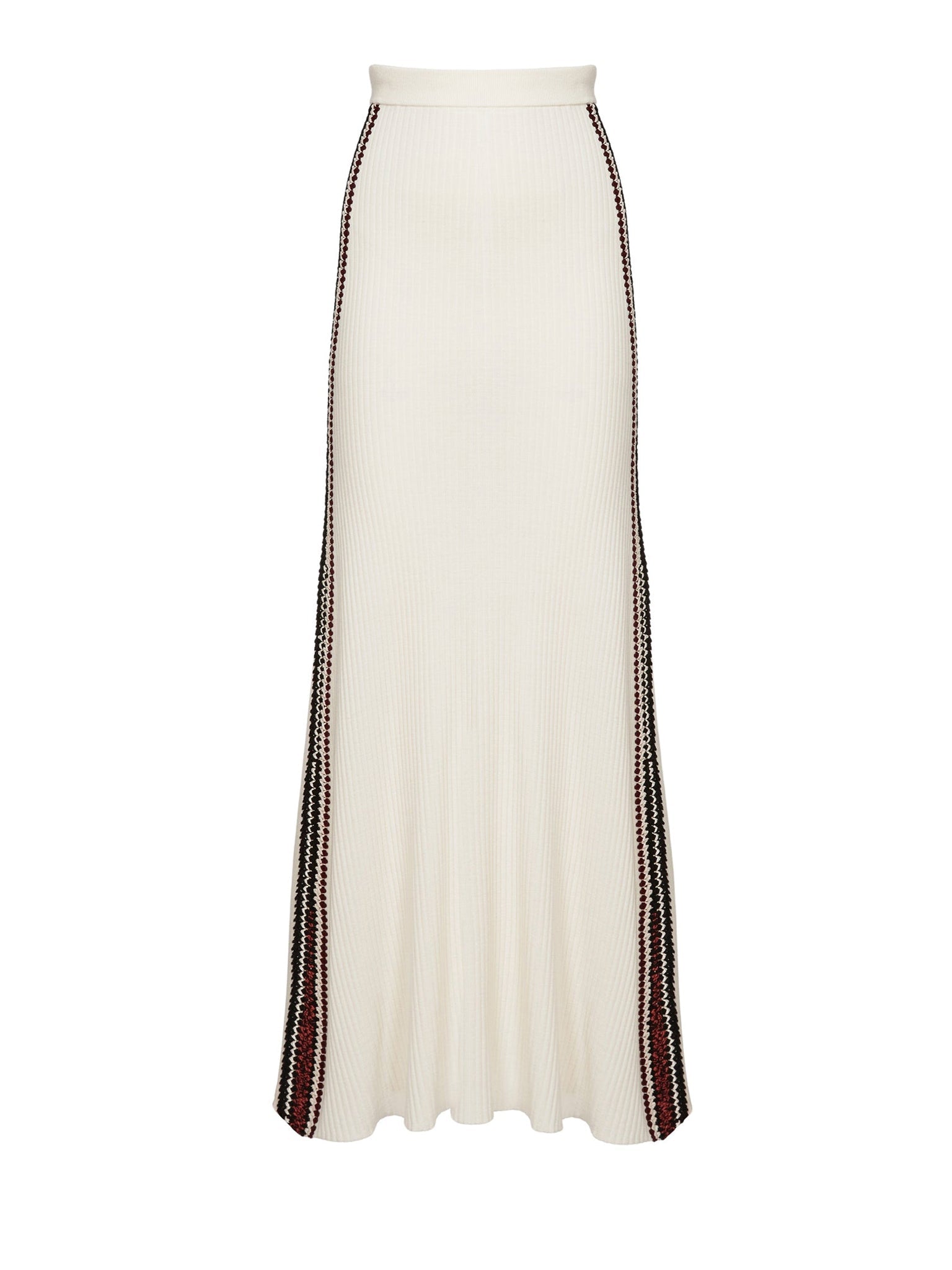 Jupe longue en laine - White Powder