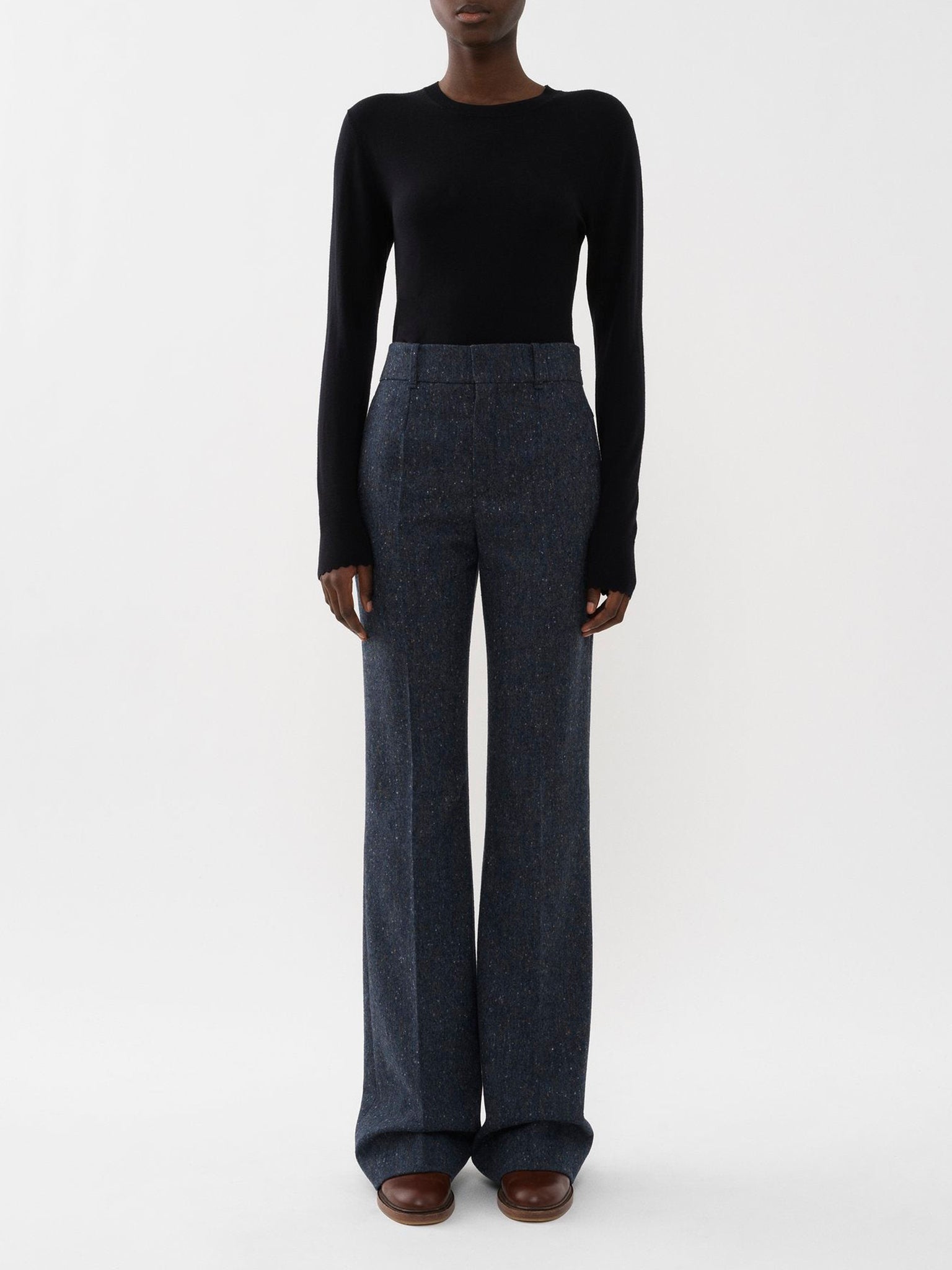 Pull classique en laine - Iconic Navy