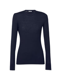 Pull classique en laine - Iconic Navy