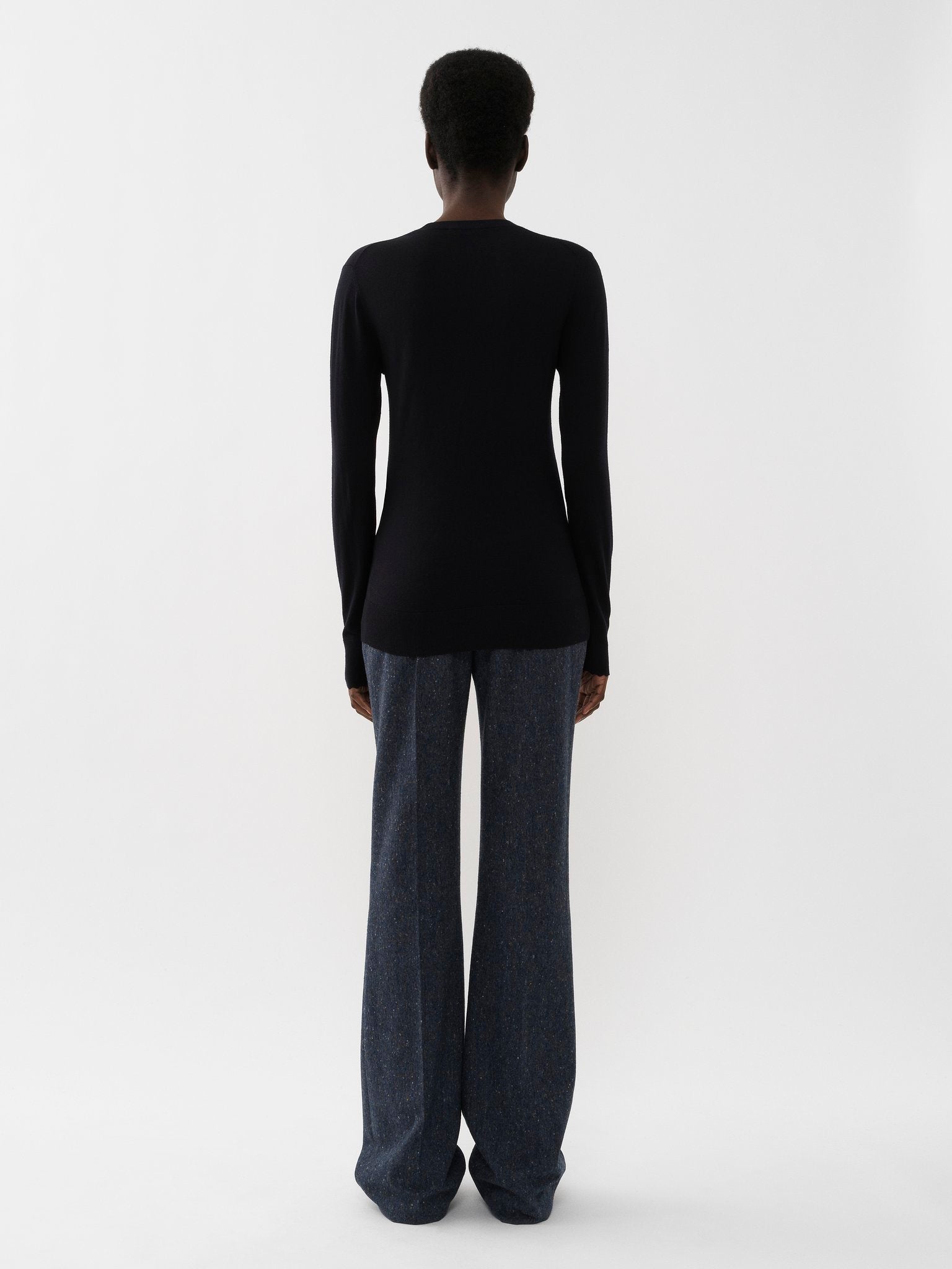 Pull classique en laine - Iconic Navy