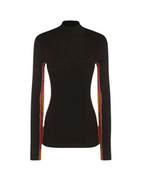 Pull à col montant en laine - Chocolate Brown
