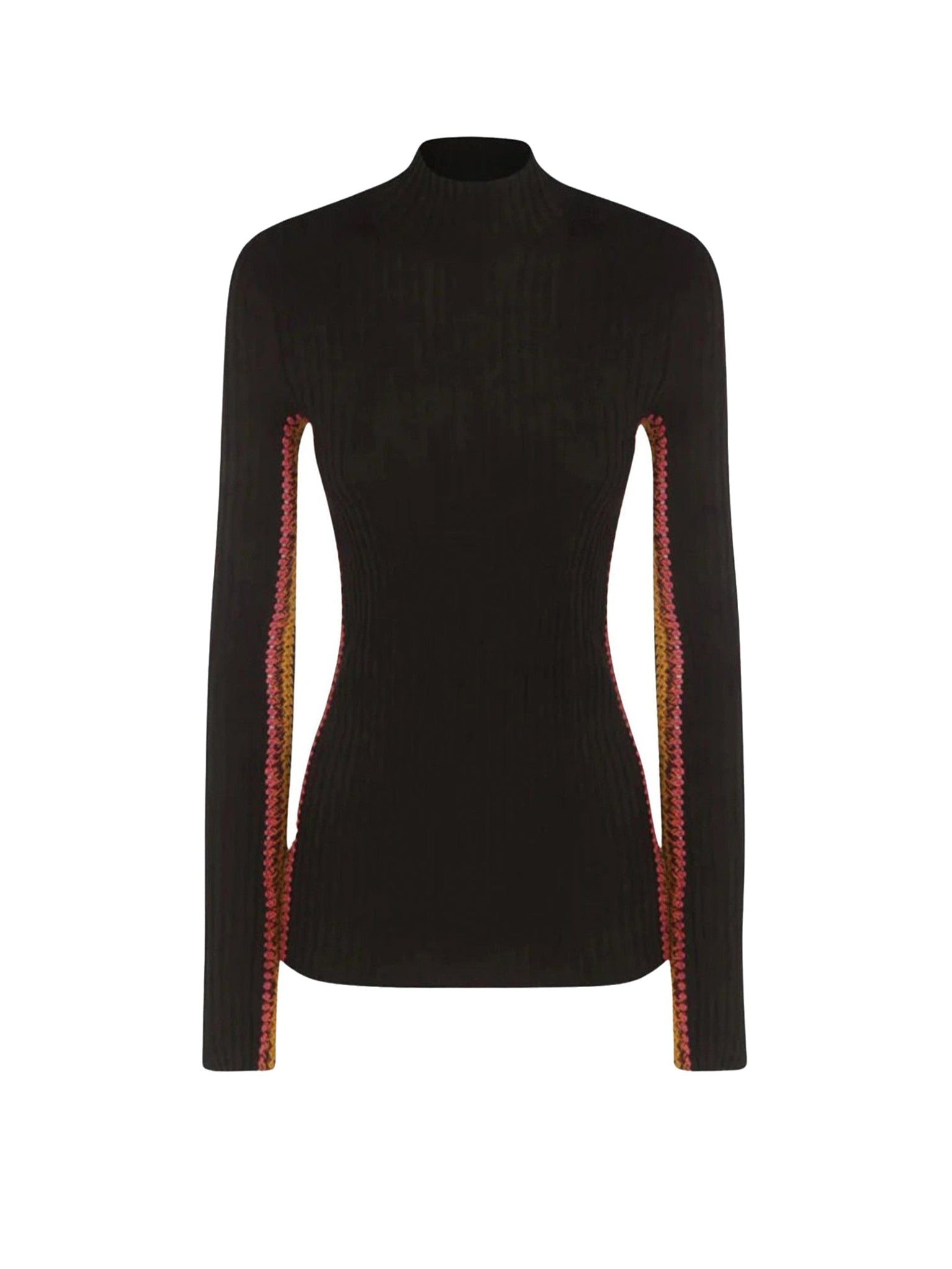 Pull à col montant en laine - Chocolate Brown
