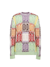 Pull ample imprimé en cachemire - Multicolor