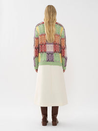 Pull ample imprimé en cachemire - Multicolor
