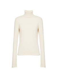 Pull col roulé en cachemire - White Powder