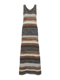 Robe sans manches en cachemire - Multicolor Grey