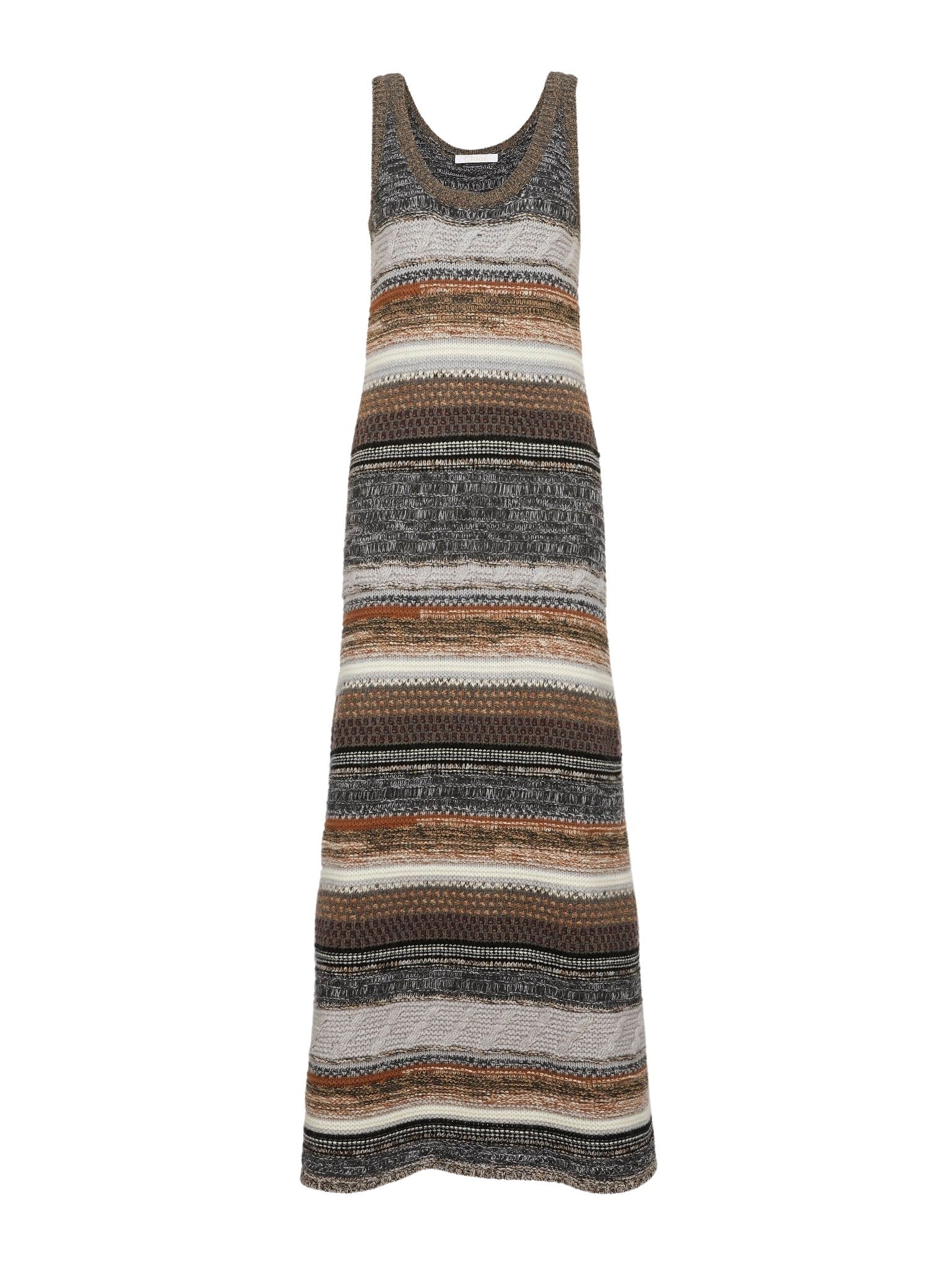 Robe sans manches en cachemire - Multicolor Grey