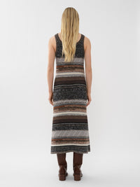 Robe sans manches en cachemire - Multicolor Grey