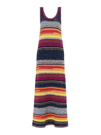 Robe sans manches en cachemire - Multicolor