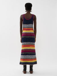 Robe sans manches en cachemire - Multicolor