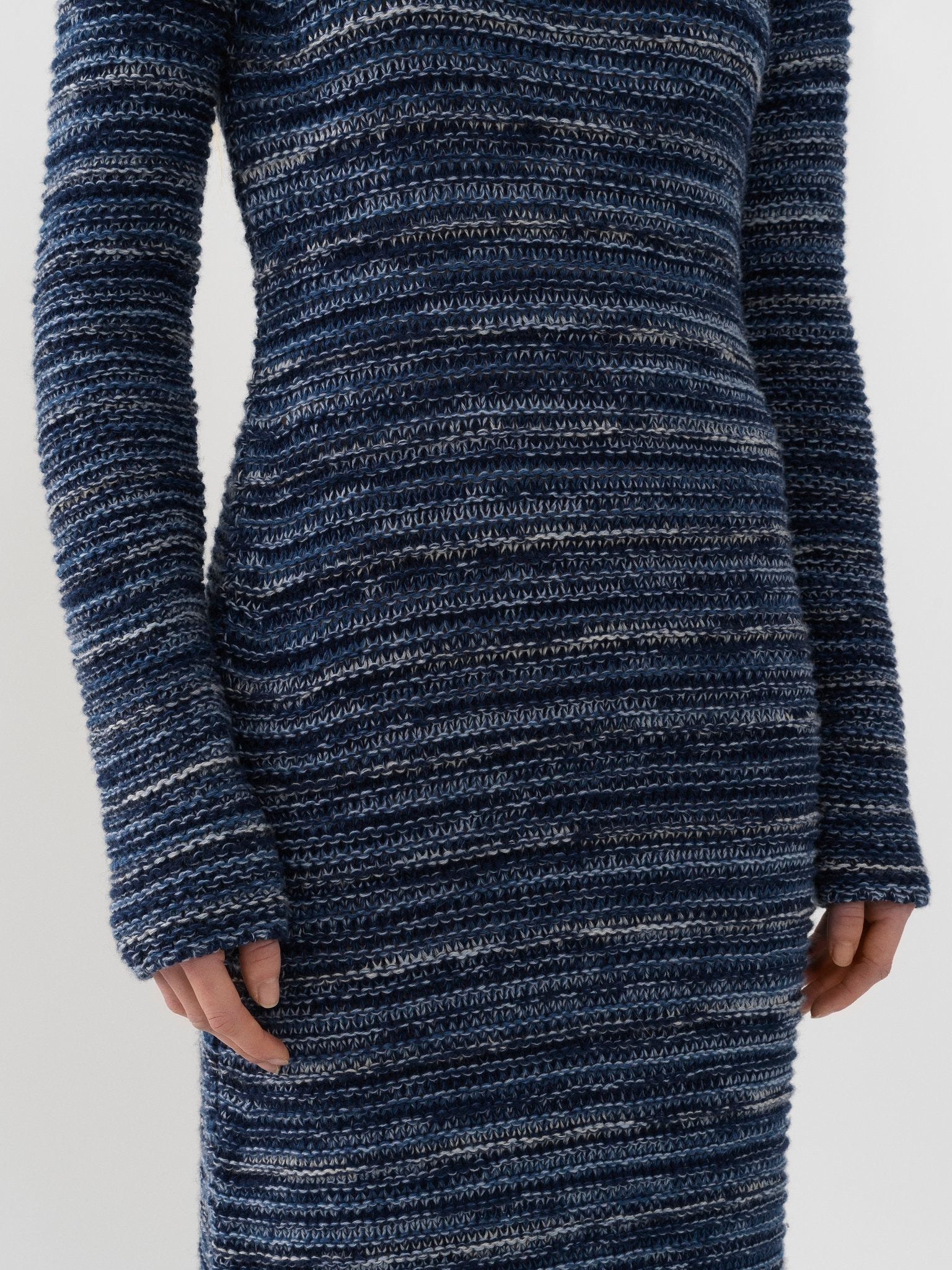 Robe tube en cachemire - Cosmic Blue