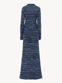 Robe longue en cachemire - Cosmic Blue