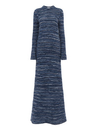 Robe longue en cachemire - Cosmic Blue