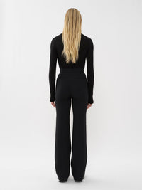Pantalon habillé en laine - Black