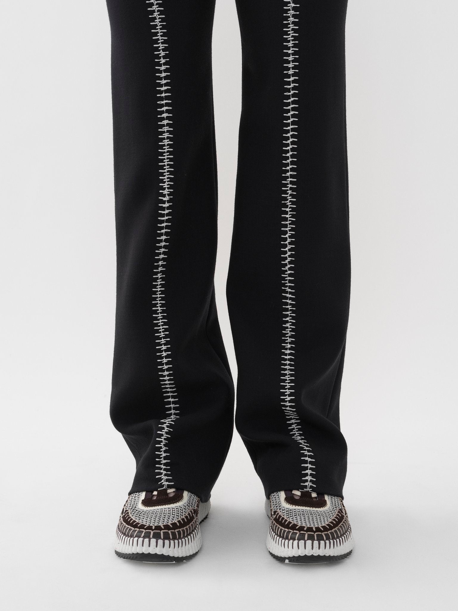 Pantalon habillé en laine - Black
