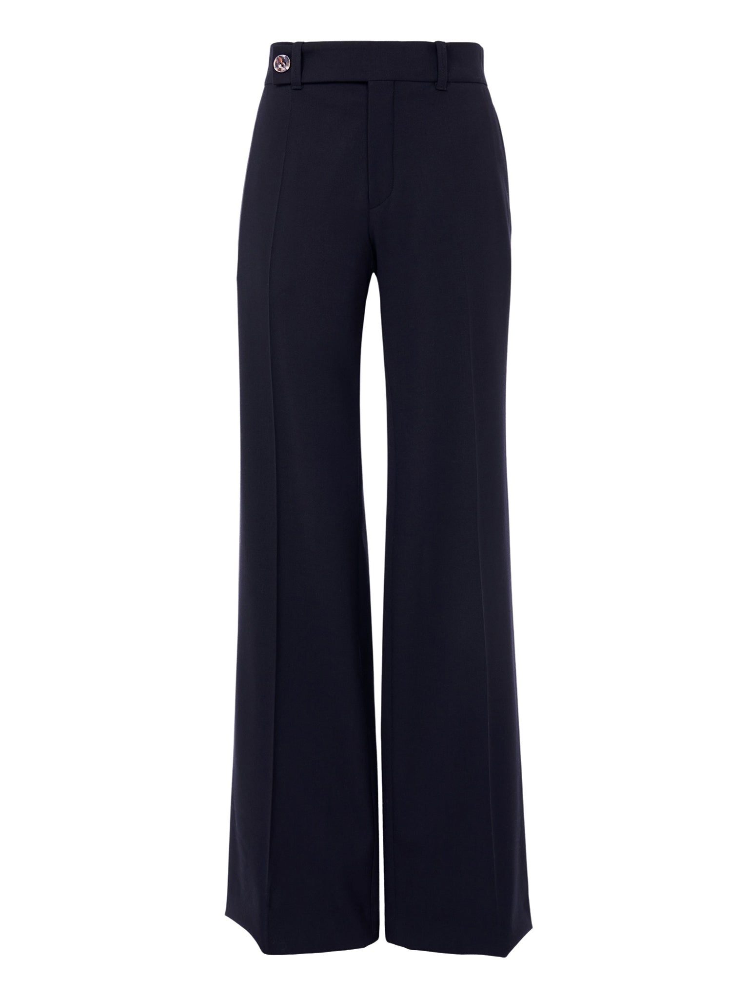 Pantalon en laine stretch - Abyss Blue