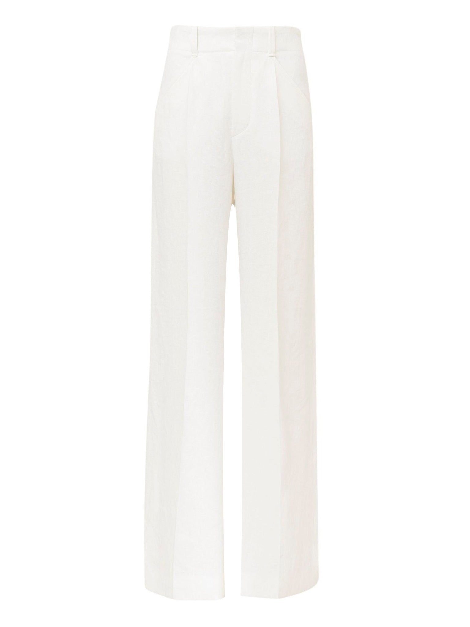 Pantalon évasé costume en lin - Iconic Milk
