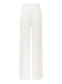 Pantalon large à pinces en lin - Iconic Milk
