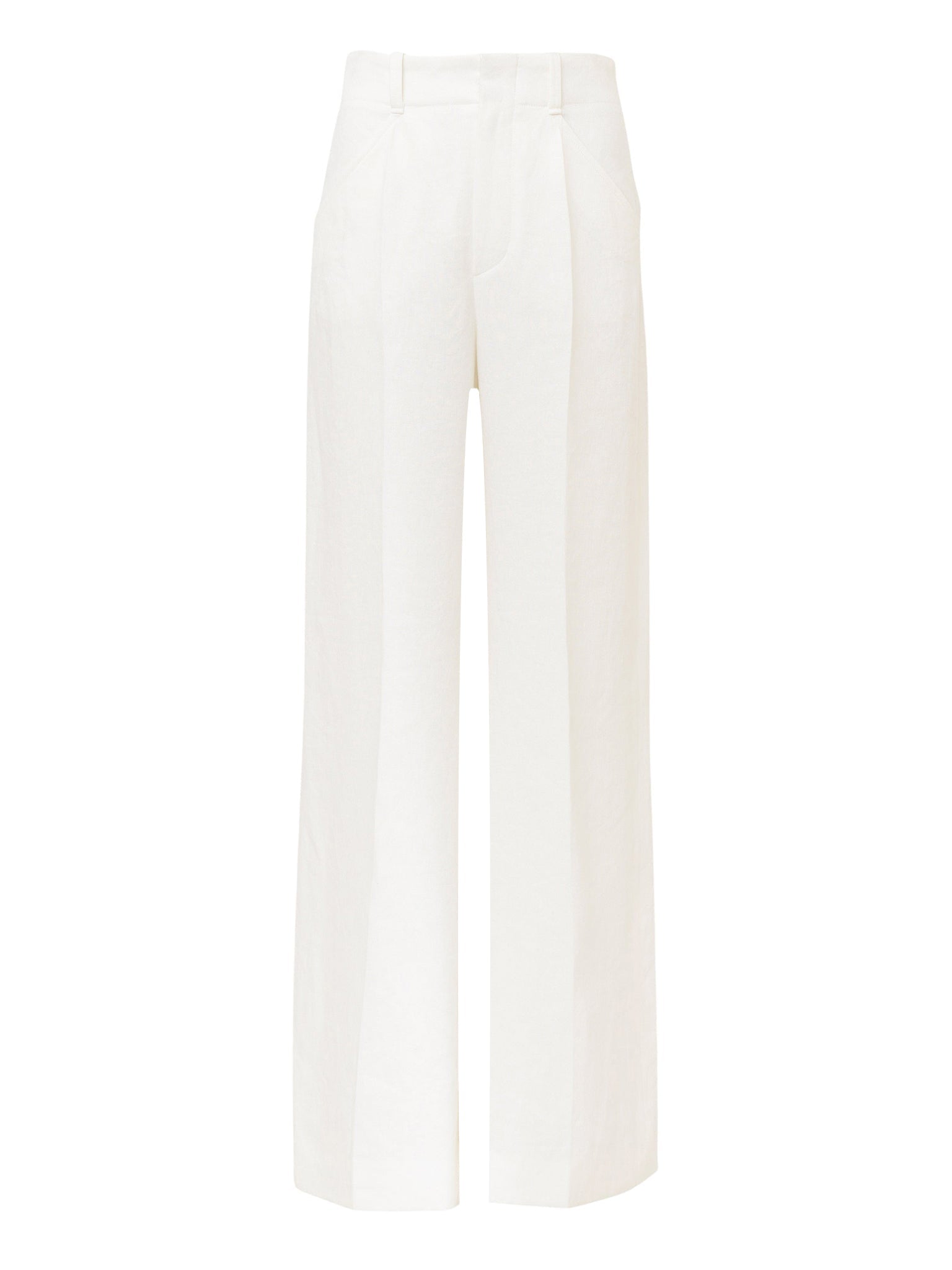 Pantalon large à pinces en lin - Iconic Milk