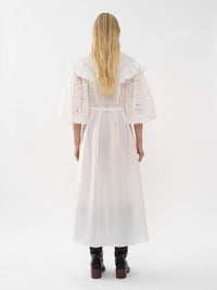 Robe en voile de lin doux - Lait Iconique