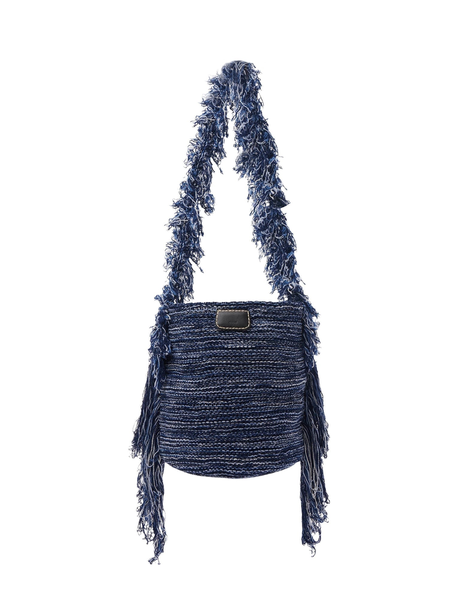 Sac seau Jorge en cachemire - Multicolor Blue