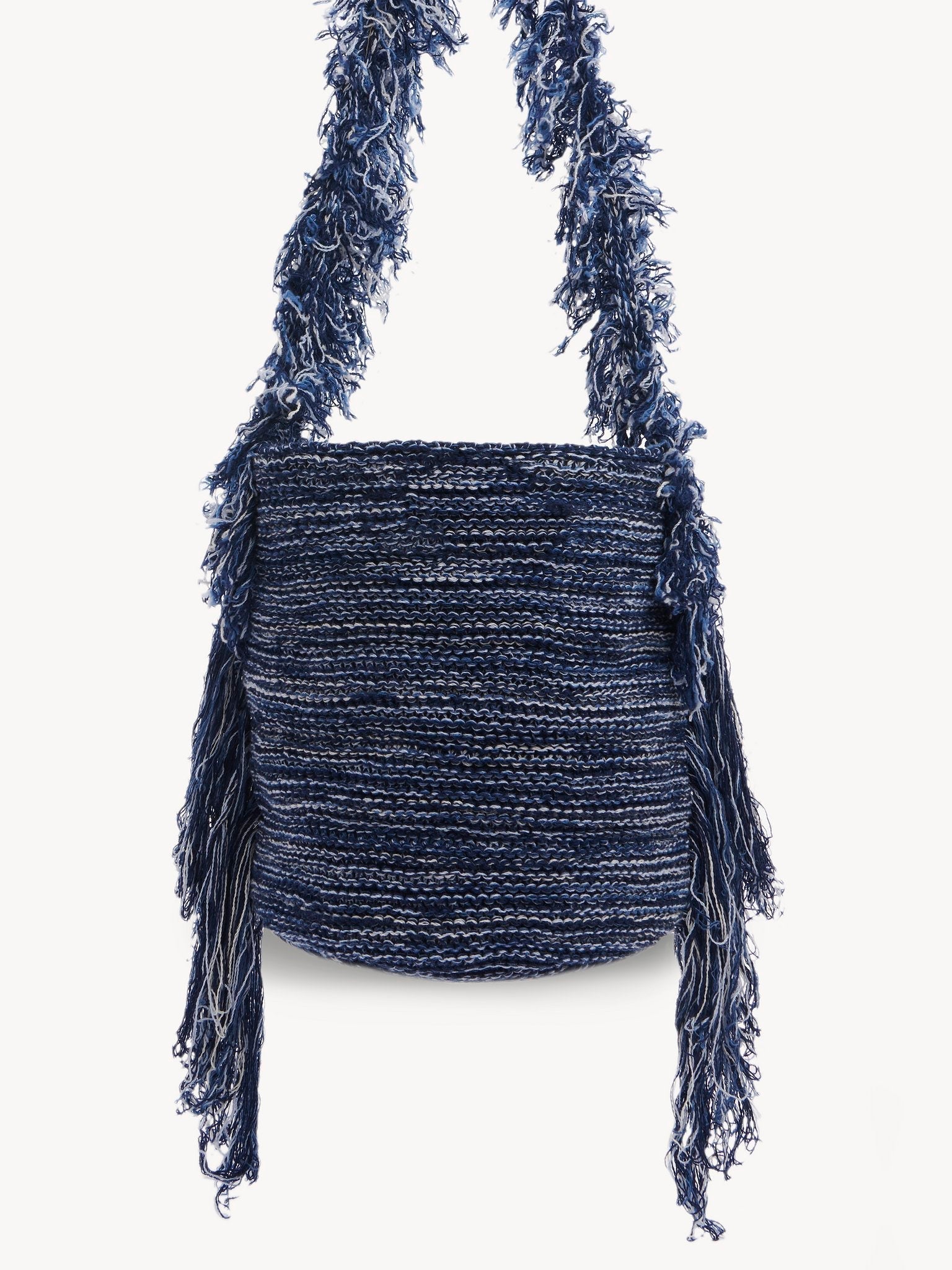 Sac seau Jorge en cachemire - Multicolor Blue