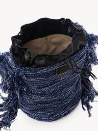 Sac seau Jorge en cachemire - Multicolor Blue