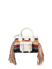 Mini sac Edith en cachemire - Multicolor White