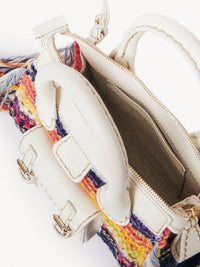 Mini sac Edith en cachemire - Multicolor White