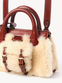 Mini sac Edith en cuir - Sepia Brown
