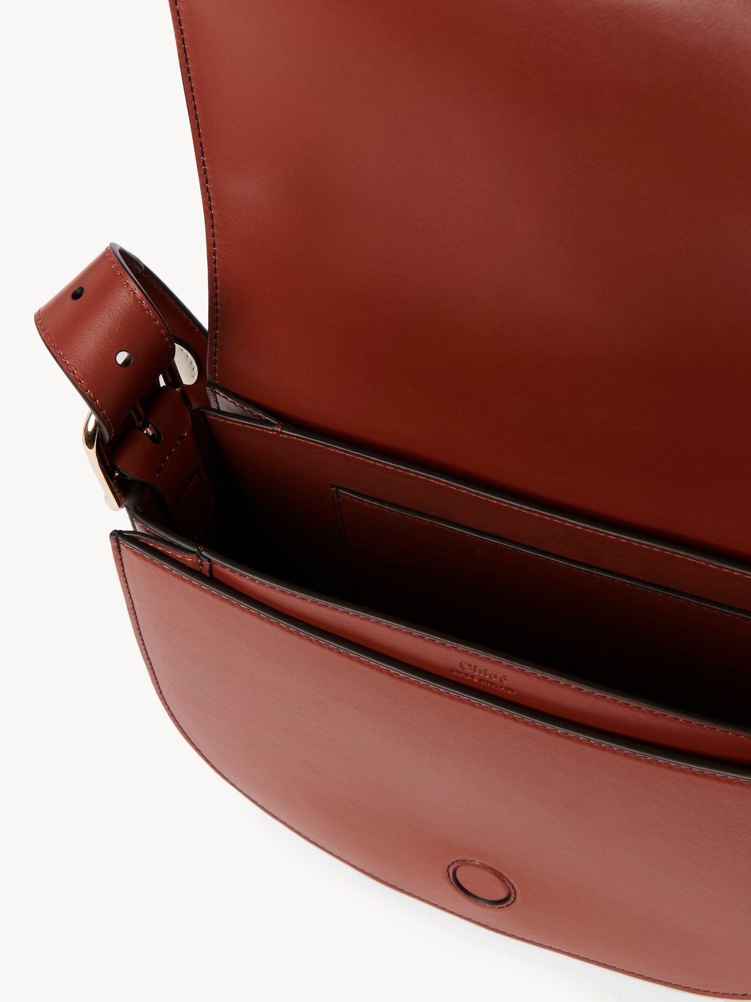 Sac porté épaule Mia en cuir - Brown & Black