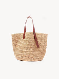 Sac panier Manuel en raphia - Sepia Brown