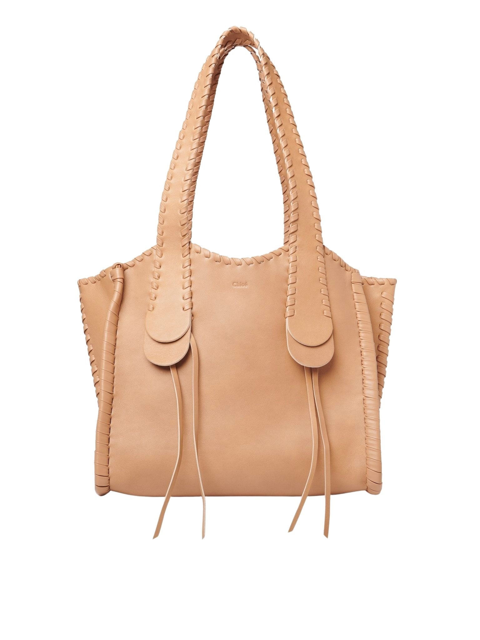 Sac cabas Mony en cuir - Light Tan
