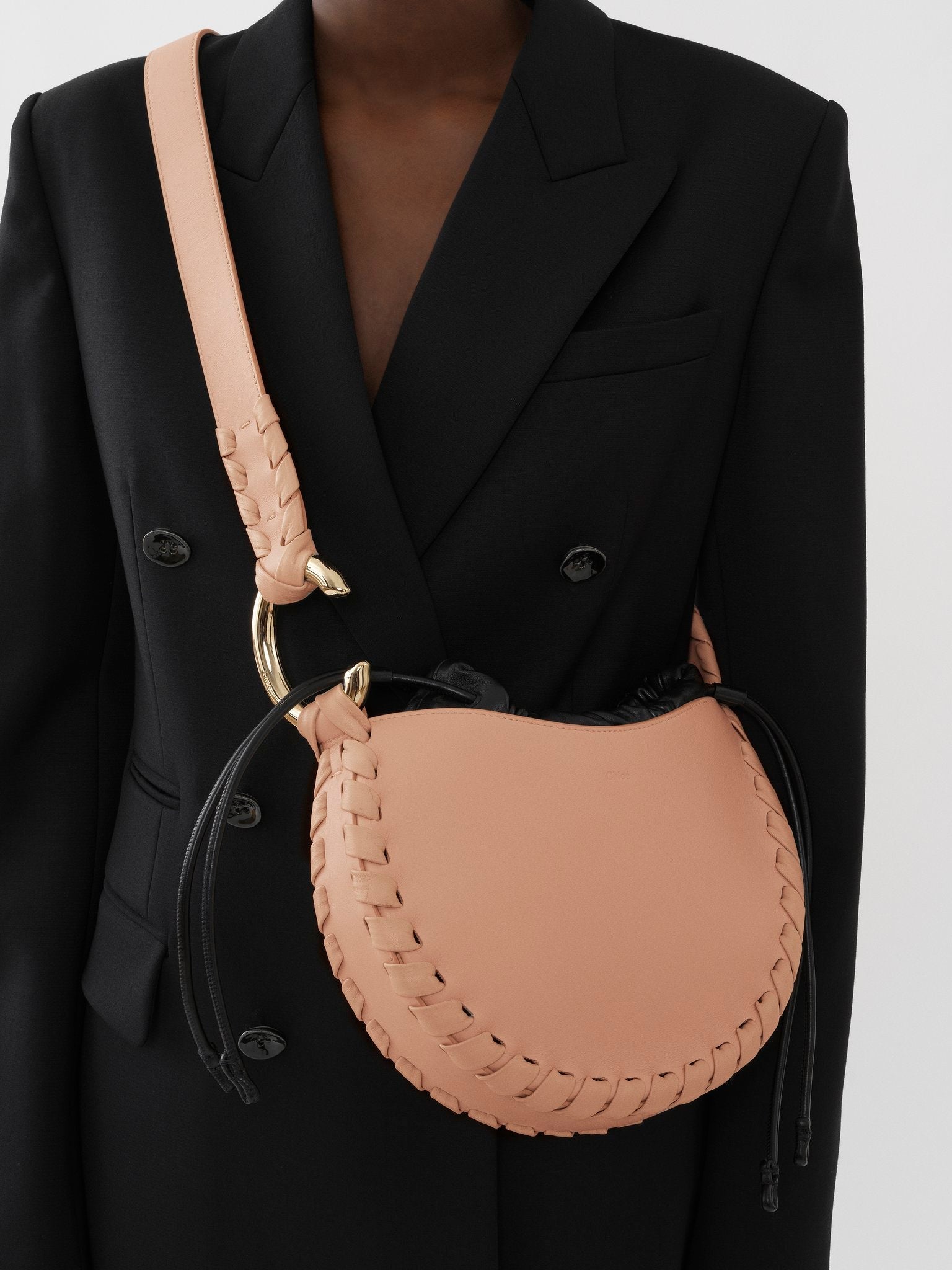 Sac Hobo Mate en cuir - Light Tan