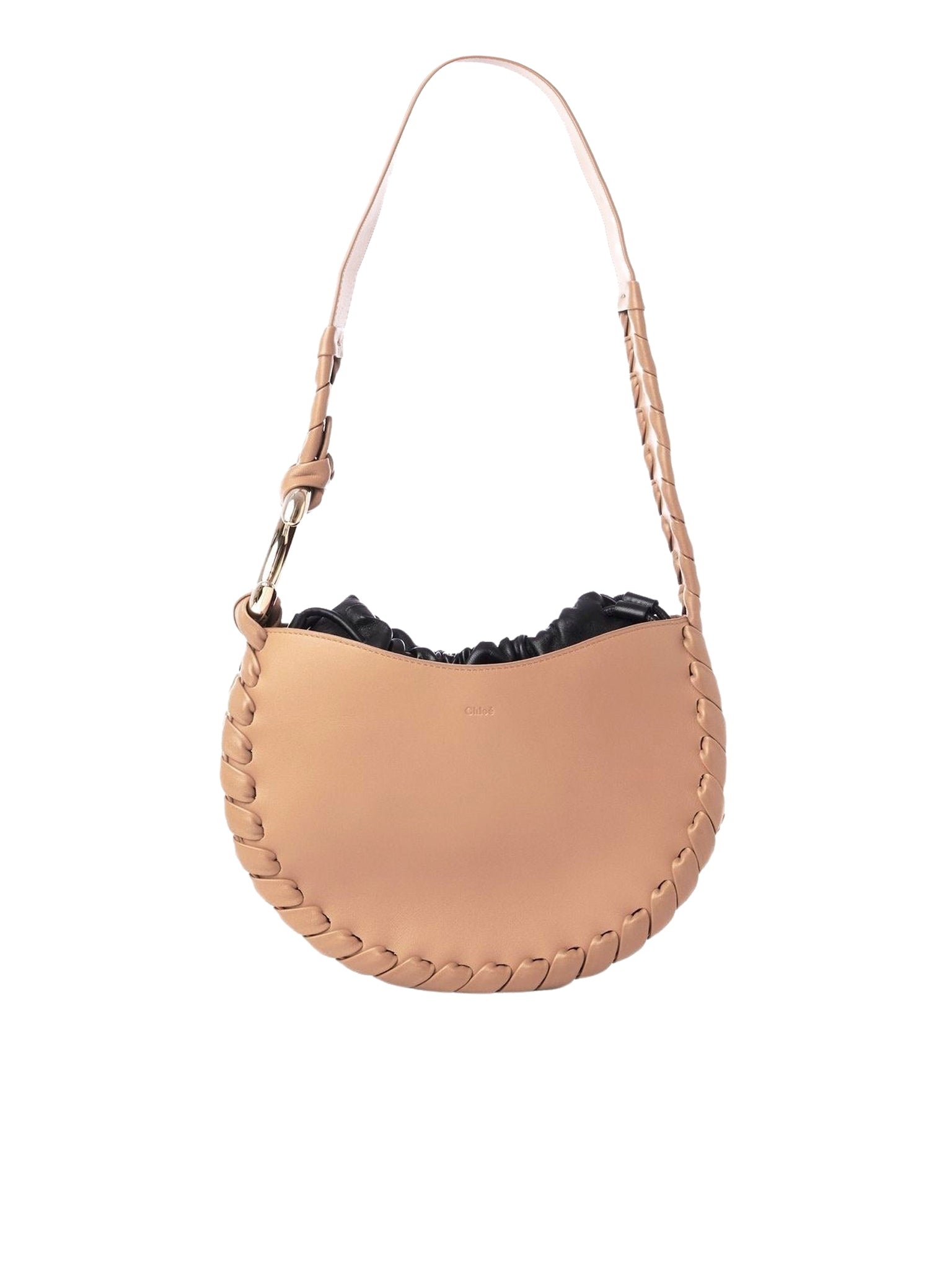 Sac Hobo Mate en cuir - Light Tan
