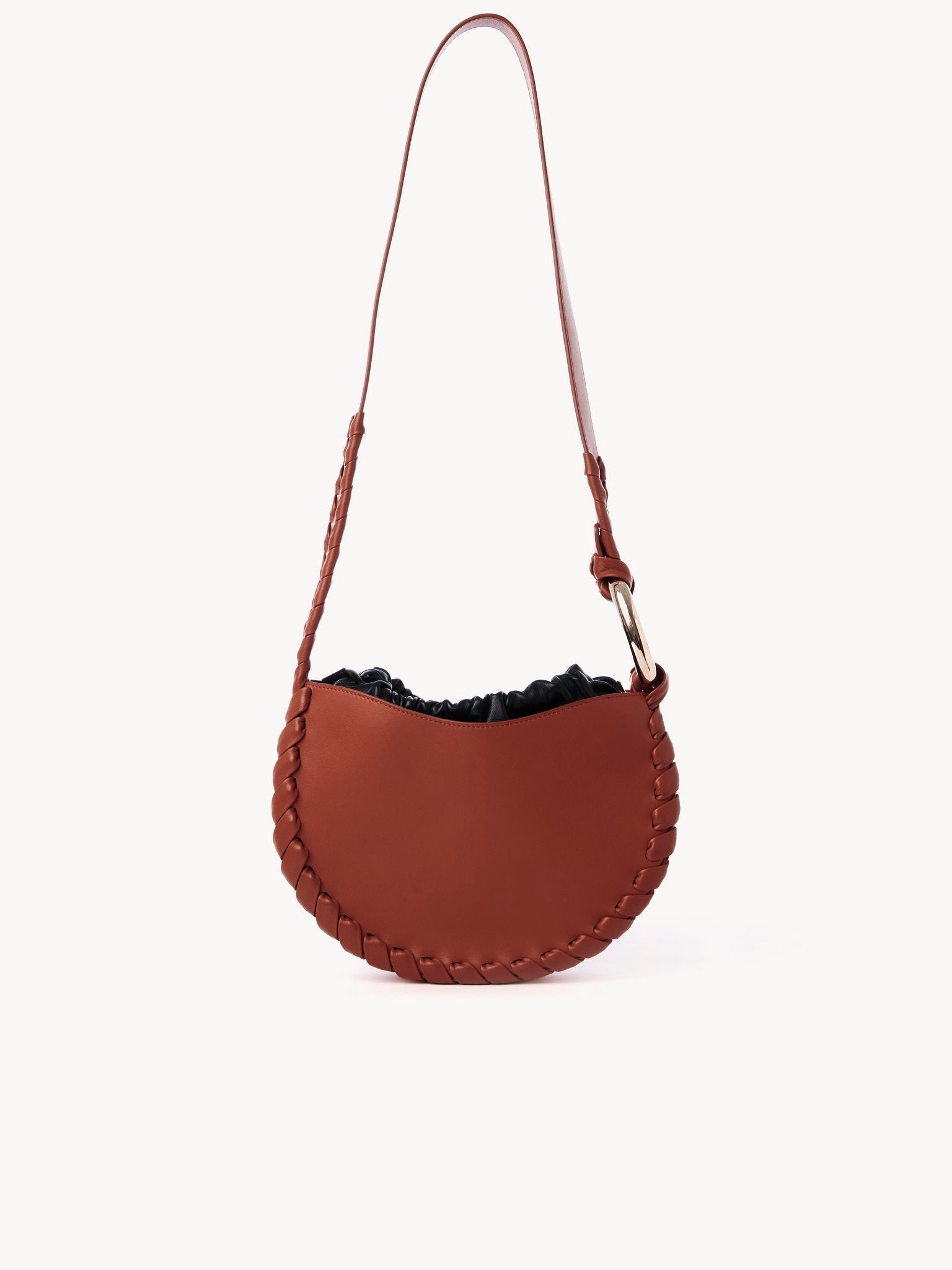 Sac Hobo Mate en cuir - Sepia Brown