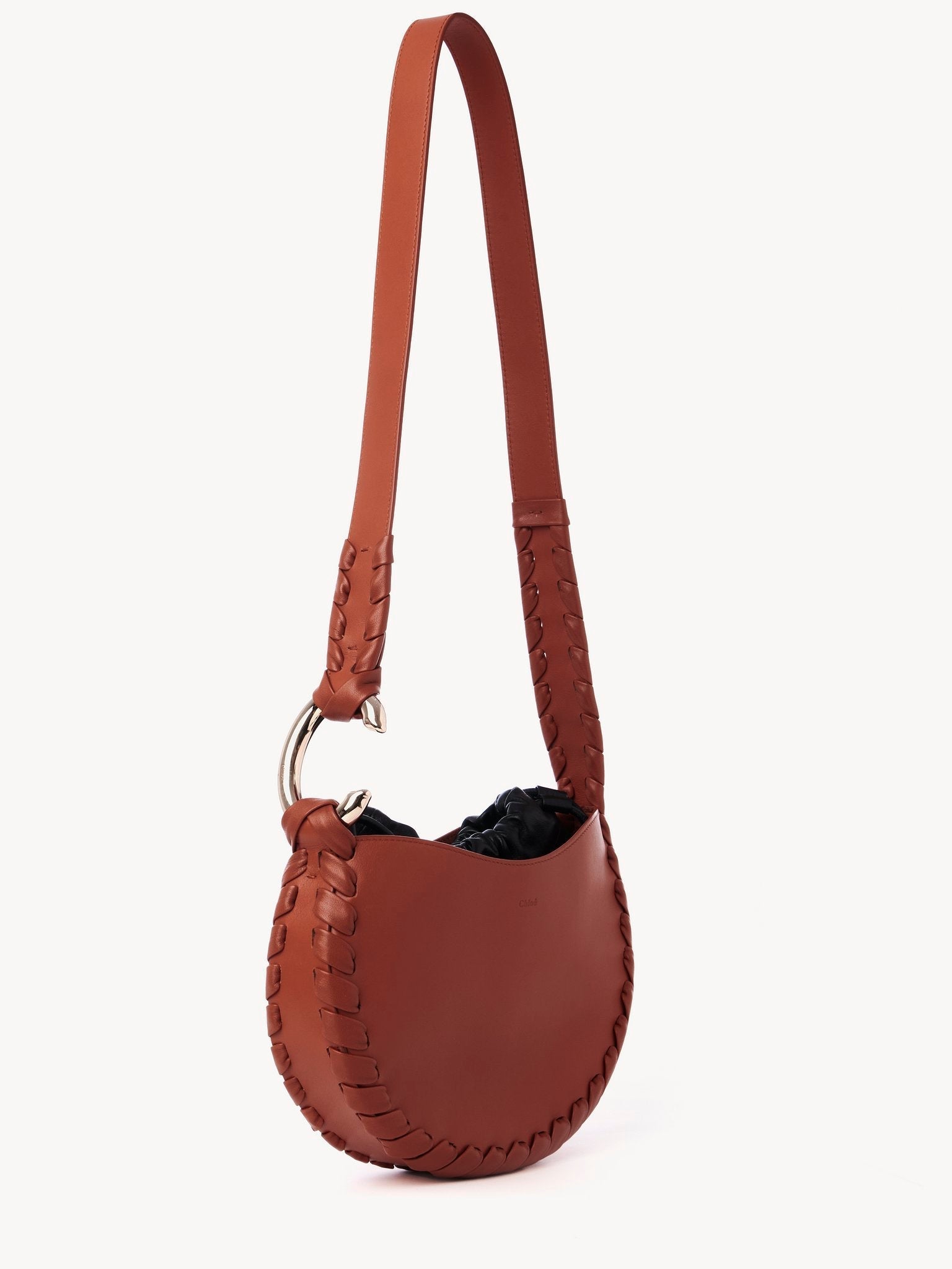 Sac Hobo Mate en cuir - Sepia Brown