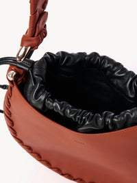 Sac Hobo Mate en cuir - Sepia Brown
