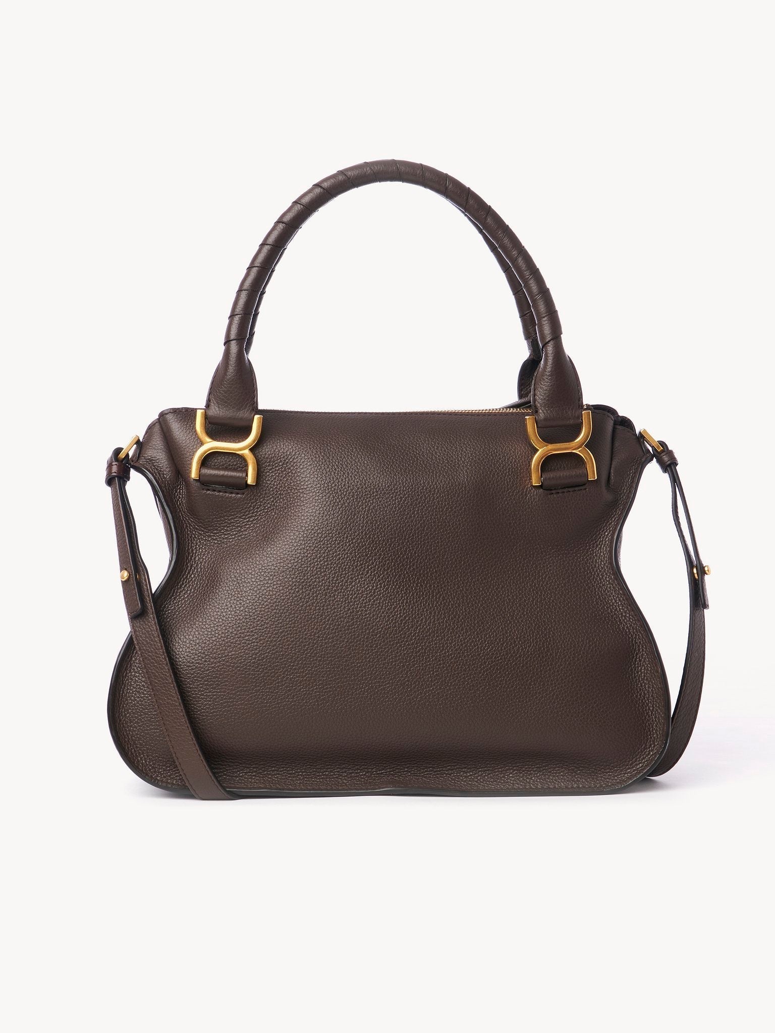 Sac double porté Marcie en cuir - Bold Brown
