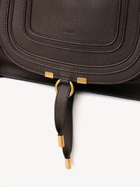 Sac double porté Marcie en cuir - Bold Brown