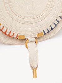 Petit sac porté épaule Marcie en cuir - Nude & Multicolor