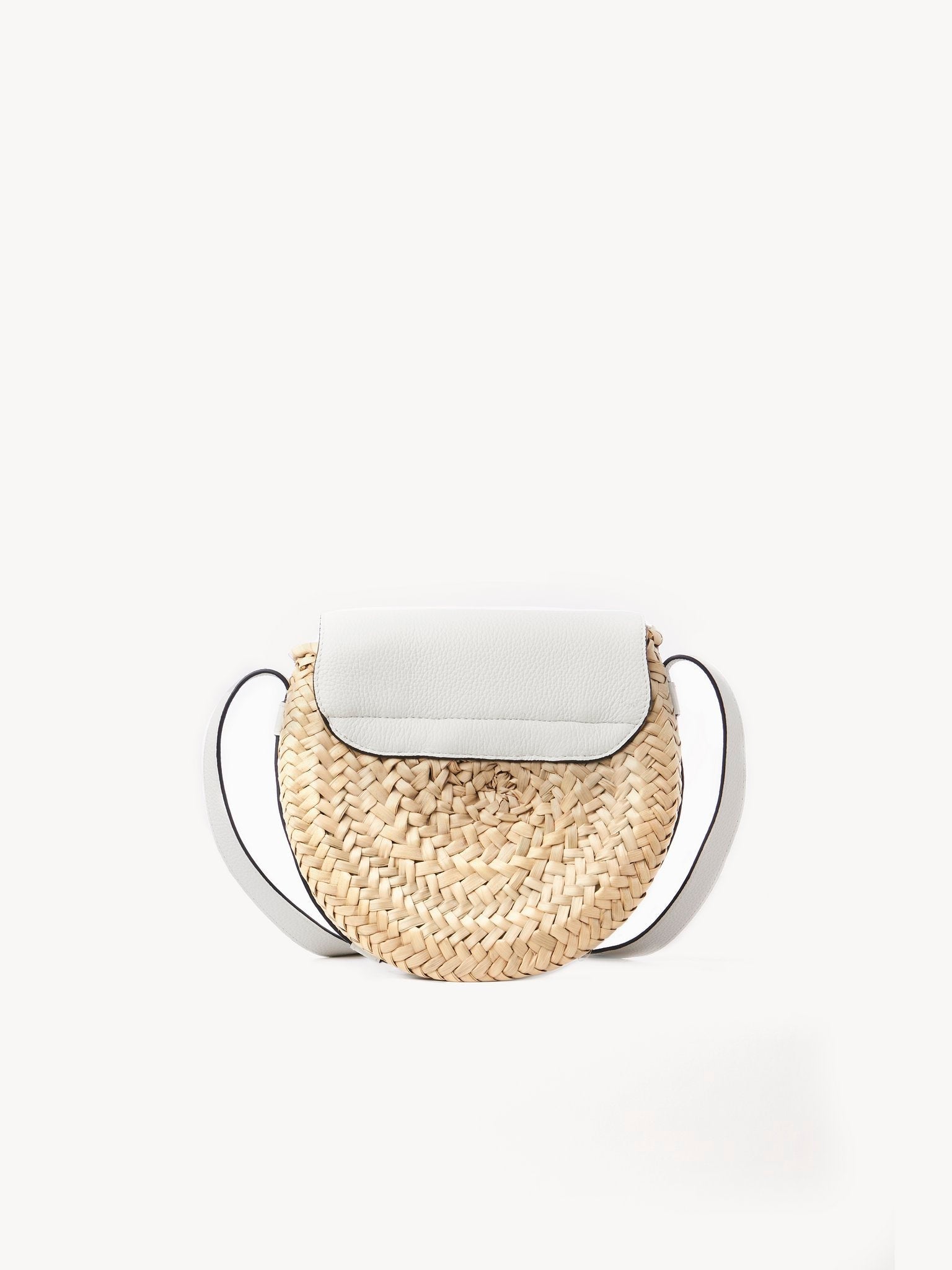 Petit sac panier porté épaule Marcie - White
