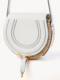 Petit sac panier porté épaule Marcie - White