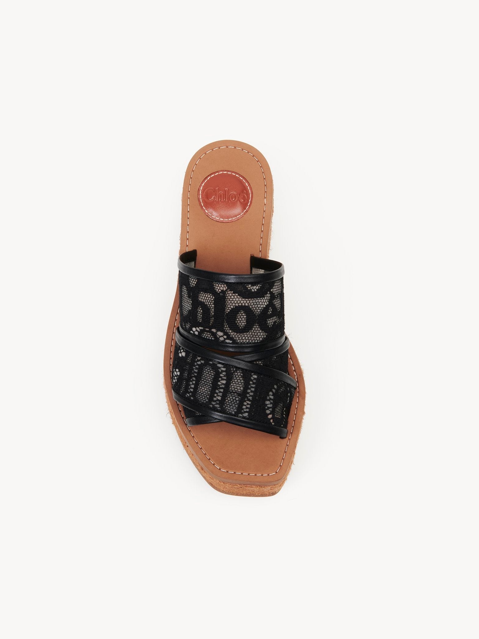 Mules espadrilles compensées Woody - Black