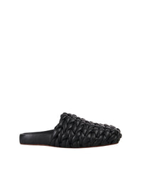 Mules Kacey en cuir - Black