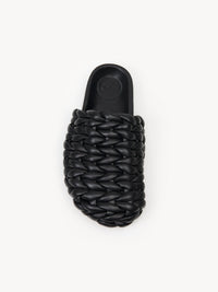 Mules Kacey en cuir - Black